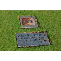 The 'Aman' plaque sits on the 15th hole at Windermere Country Club.