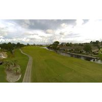 The third fairway at Tiger Point Golf Club in Gulf Breeze, Fla.